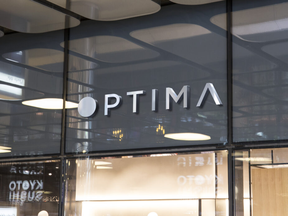 Optima Logotipo visual para tienda